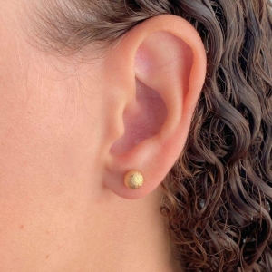 BRINCO PEQUENO BOLA FOSCA M 6MM