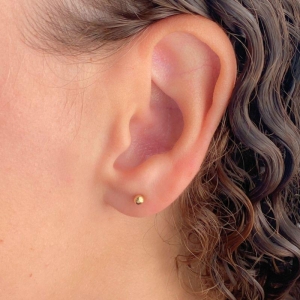 BRINCO PEQUENO BOLA LISA 3MM