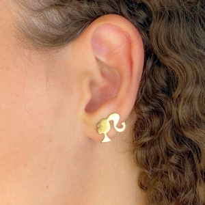 BRINCO PEQUENO LISO INFANTIL BARBIE