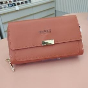 CARTEIRA BEATRICE 2 ZIPERS COM ALÇA
