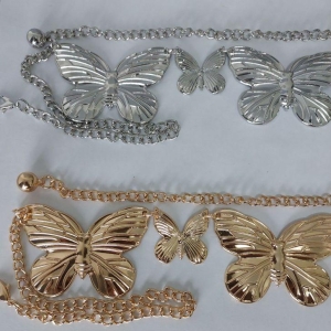 CINTO CORRENTE DE METAL BORBOLETA GRANDE