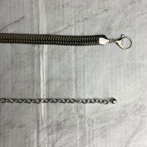 CINTO CORRENTE DE METAL ESCAMA DE CHAPA