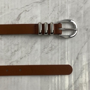 CINTO COUTINO FIVELA EM U 3 TRAVAS CORREIA MÉDIA