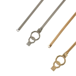 CINTO MOLA FIVELA COM 2 CIRCULOS VAZADOS 1 MAIOR E 1 MENOR