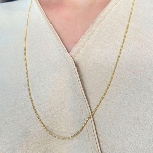 COLAR LISO COM MINI BOLINHA 1,2MM