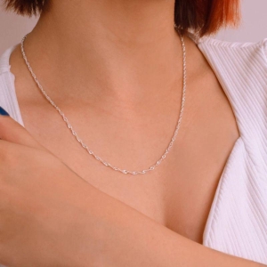 GARGANTIHA P925 SINGAPURA TORCIDA 2MM