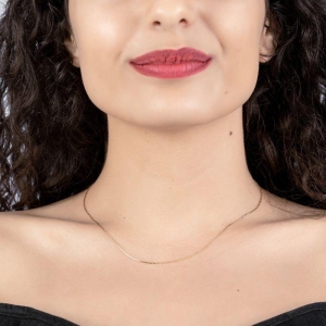 GARGANTILHA FITA LISA 0,5MM MALHA CABELO DE ANJO