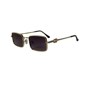 ÓCULOS ARMAÇÃO METAL LENTE RETÂNGULO