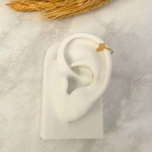 PIERCING FAKE FINO LISO COM 1 ESTRELA CHEIA