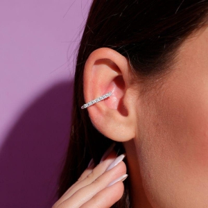 PIERCING P925 FAKE ZIRCÔNIA WHITE