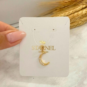 PINGENTE LETRA C CRAVEJADA