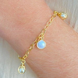 PULSEIRA 5 PEROLAS 3 LISAS 2 TRANÇADAS