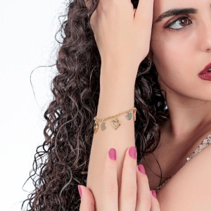 PULSEIRA CORAÇÕES LISO DUPLOS