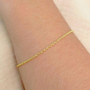 PULSEIRA CORDÃO BAIANO FITA TRANÇADA 1MM