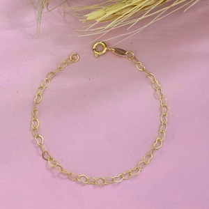 PULSEIRA INFANTIL ELO DE CORAÇAO VAZADO P