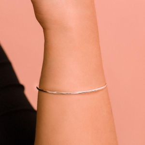 PULSEIRA P925 BRACELETE FIO REDONDO 2MM X 5,8CM