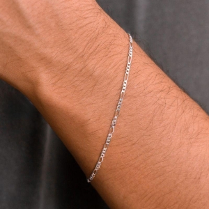 PULSEIRA P925 MASCULINA GRUMET 3X1 FINA FIO 2,1MM