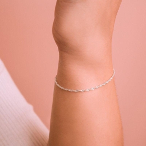 PULSEIRA P925 SINGAPURA FIO 1MM TAMANHO: 18CM