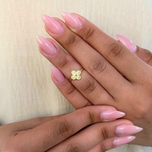 ANEL FALANGE TREVO DE CHAPA LISA