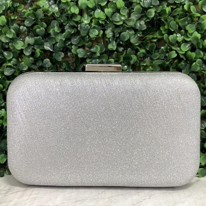 BOLSA CLUTCH RETANGULAR BRILHO PUXADOR RETANGULAR LISO