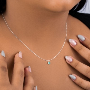 GARGANTILHA P925 V12 ZIRCÔNIA TURMALINA