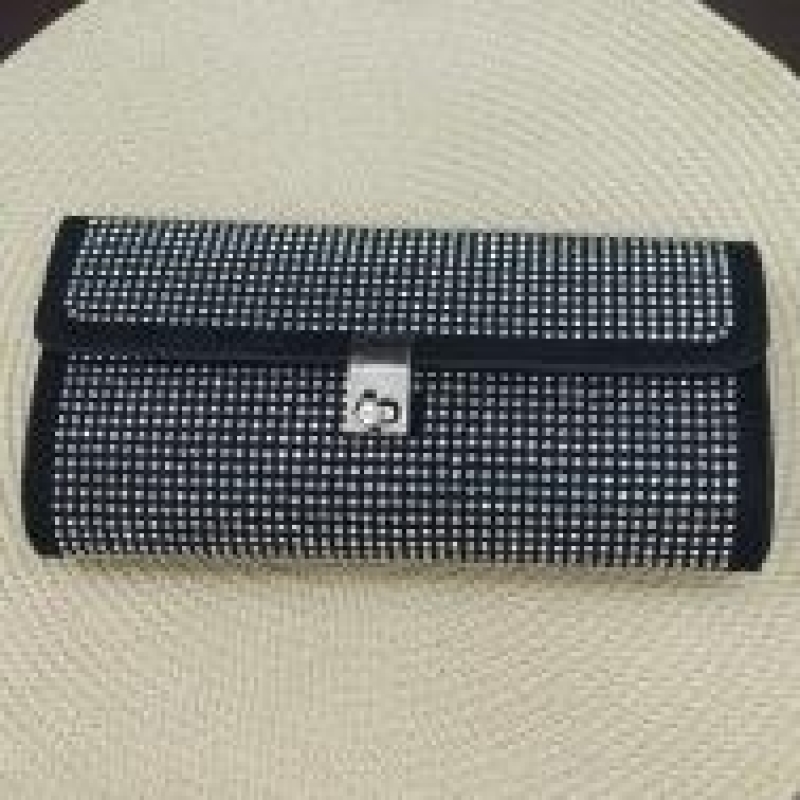 BOLSA BAGUETE STRASS