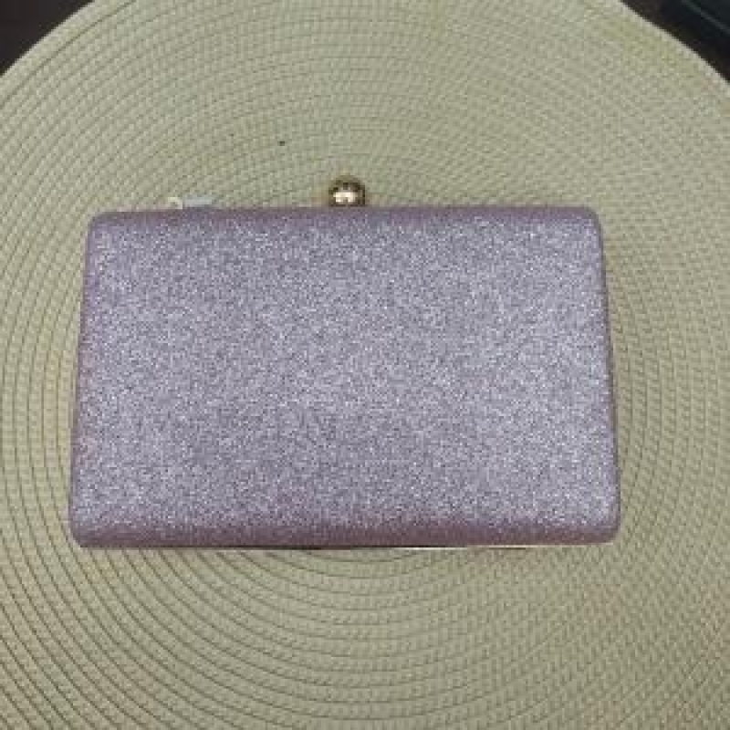 BOLSA CLUTCH BRILHO QUADRADA ABOTUADOR BOLA