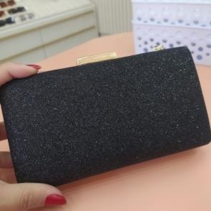 BOLSA CLUTCH PQ BRILHO DUAS ALÇAS