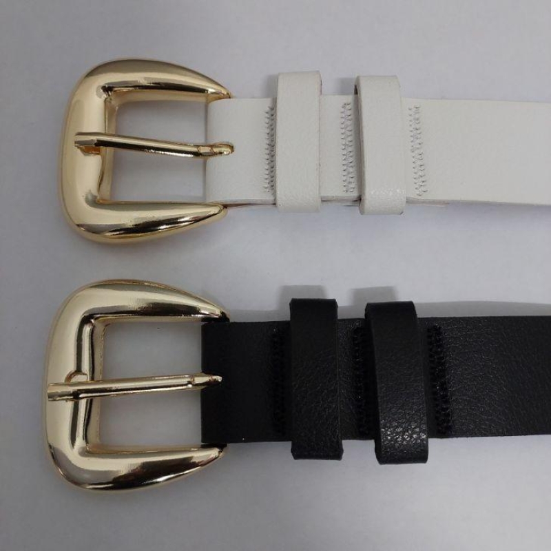 CINTO COURINO FIVELA METAL QUADRADO CORREIA GRANDE