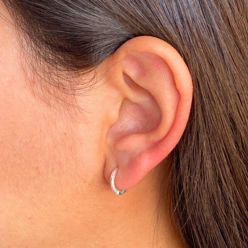 ARGOLA P925 CLICK REDONDA LISA 10MM