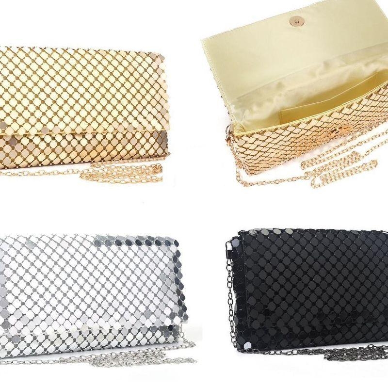 BOLSA RETANGULAR DE LANTEJOLA OCTOGNAL