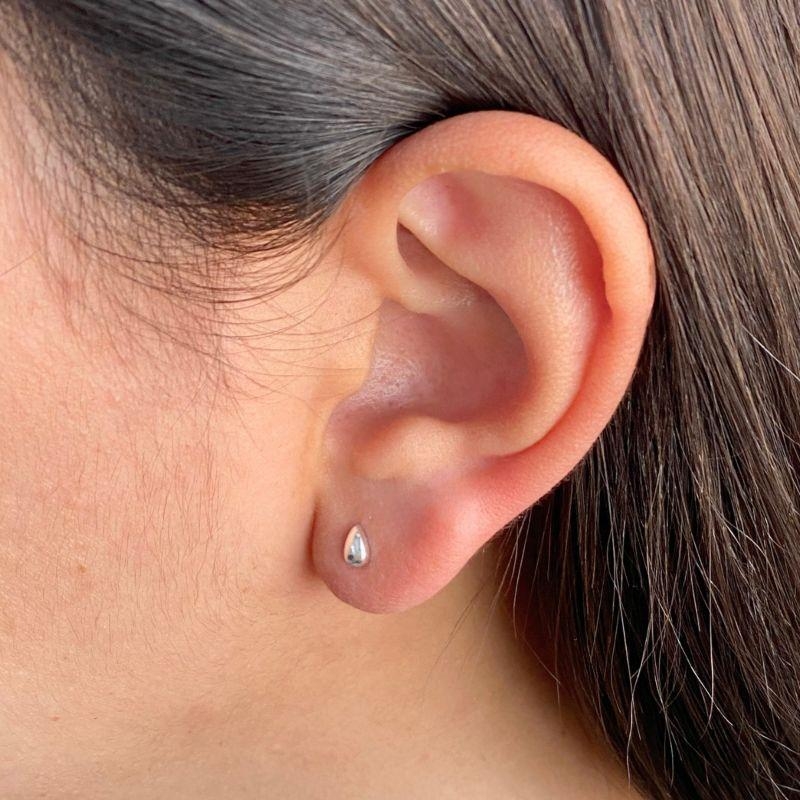BRINCO PEQUENO P925 GOTA LISA 5MM