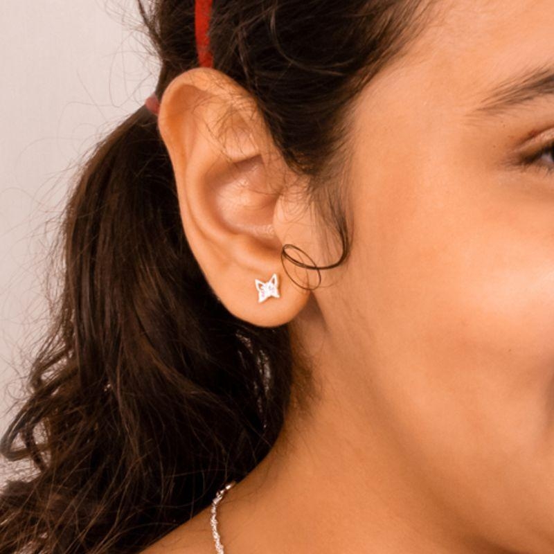 BRINCO PEQUENO P925 INFANTIL BORBOLETA PINK