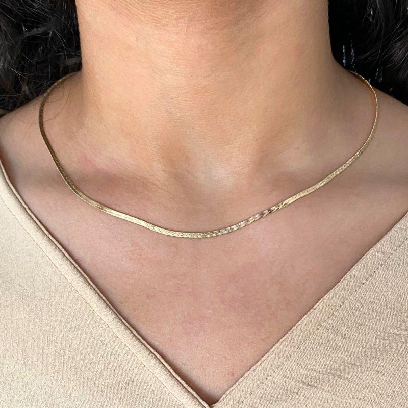 GARGANTILHA FITA LISA FINA 2MM