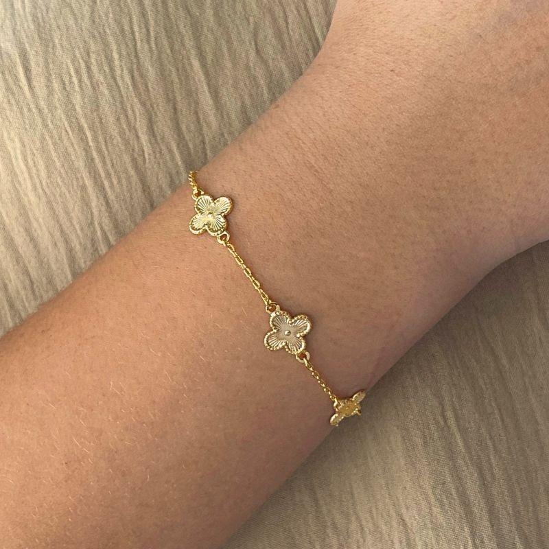 PULSEIRA 5 TREVOS LISOS