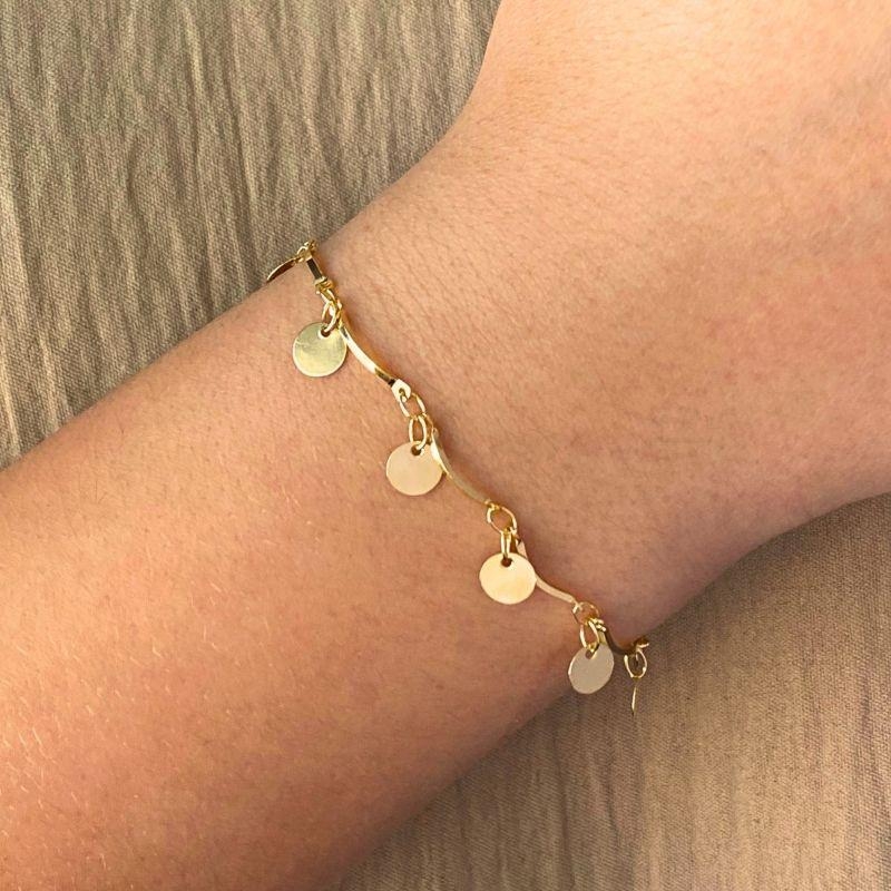 PULSEIRA PALITO COM PINDURICALHO DE CHAPA REDONDA