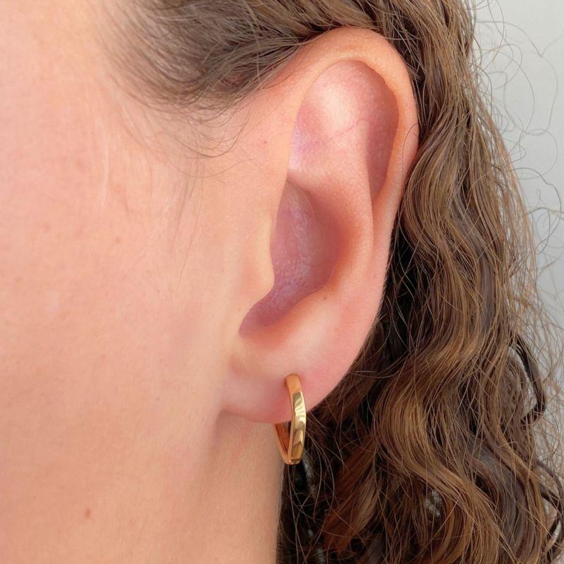 ARGOLA CLICK ESTILO LOSANGO 13MM