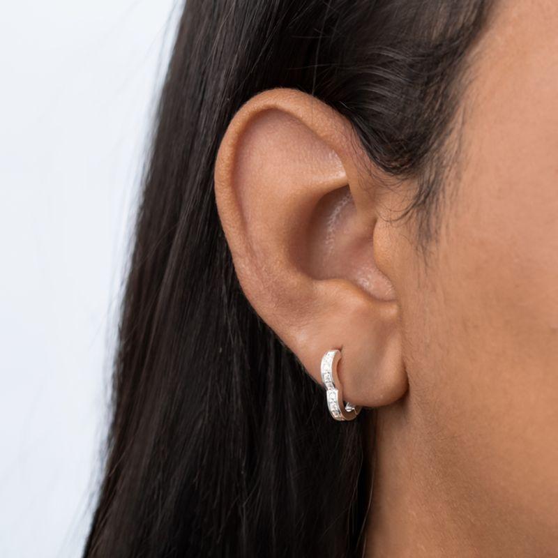 ARGOLA P925 CLICK CORAÇÃO ZIRCONIA CRISTAL 15MM
