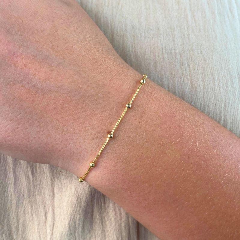 PULSEIRA COM MINI BOLINHAS 2,5MM