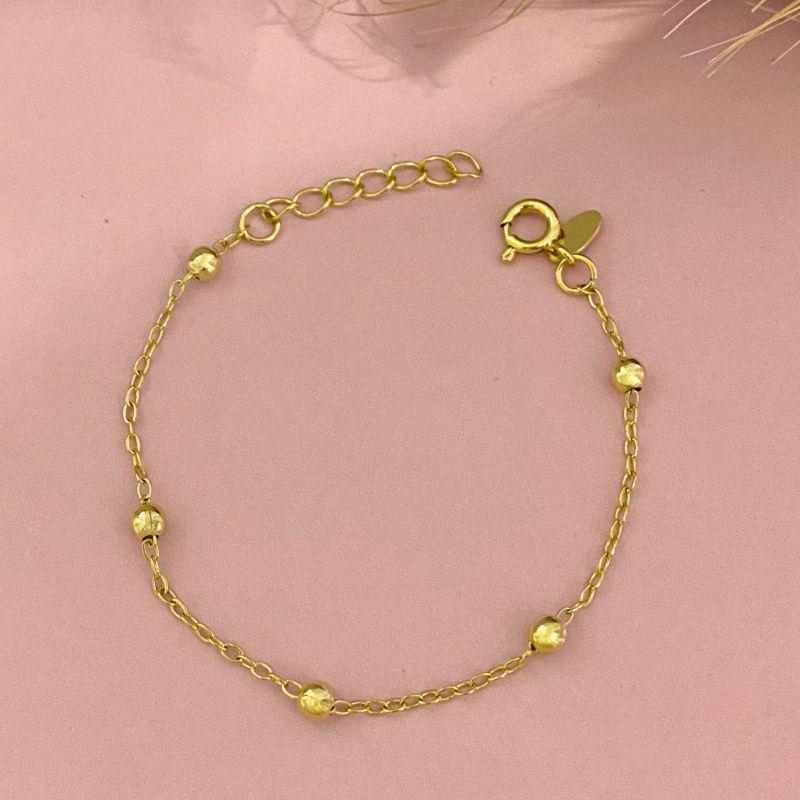 PULSEIRA INFANTIL COM 5 BOLA LISA