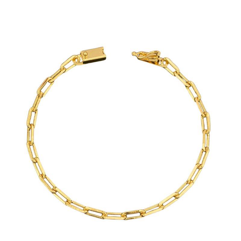 PULSEIRA MASCULINA CARTIER 21CM 4MM