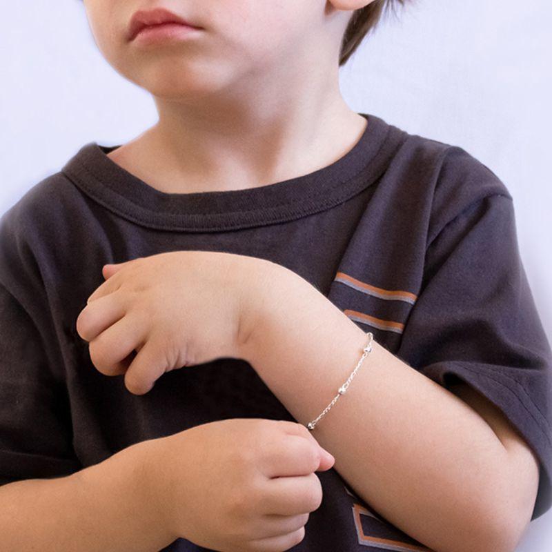 PULSEIRA P925 INFANTIL BOLINHA 3,5 12CM + 3CM ALONGADOR