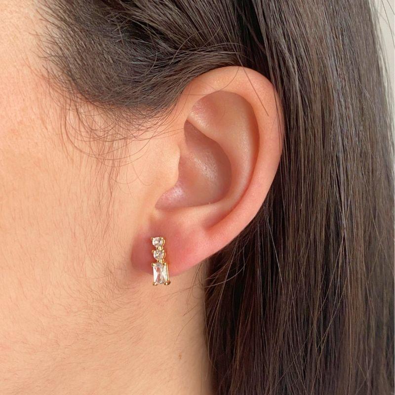 BRINCO PEQUENO 1 RIVIERA RETANGULAR E 2 RIVIERA REDONDA CRISTAL