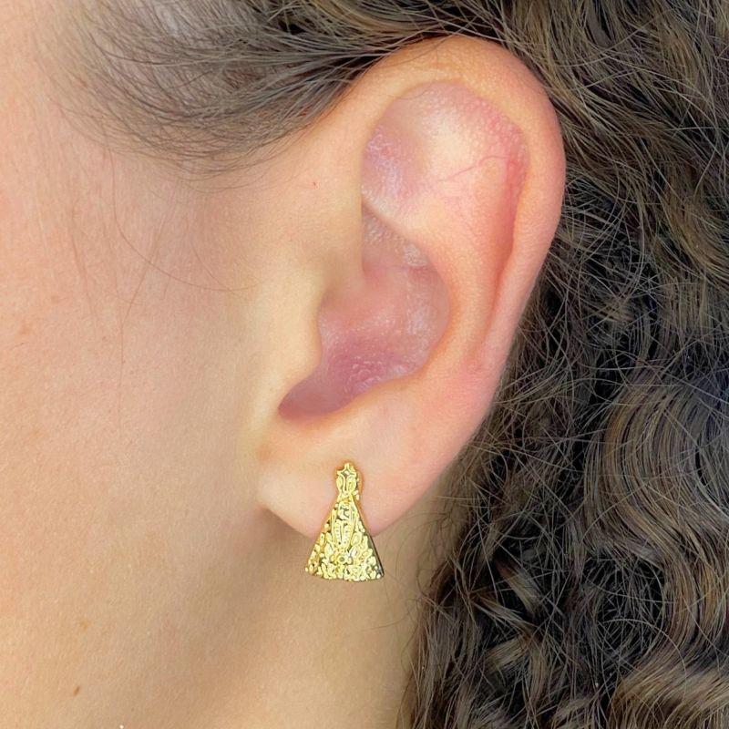 BRINCO PEQUENO LISO NOSSA SENHORA APARECIDA