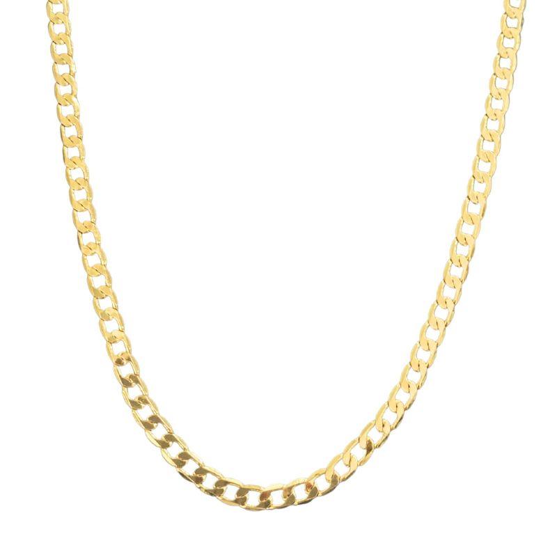 CORRENTE MASCULINA GRUMET CURTA 3.5MM FECHO GAVETA