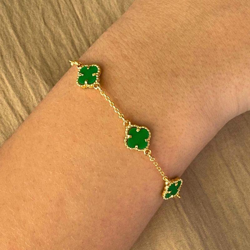 PULSEIRA 5 TREVOS VERDES