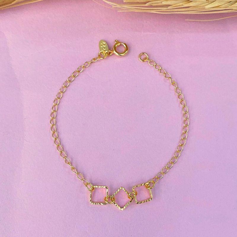 PULSEIRA INFANTIL 3 LOSANGO VAZADO