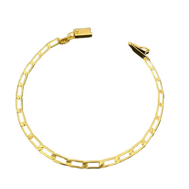 PULSEIRA MASCULINA GRUMET ALONGADA 1X1 3MM